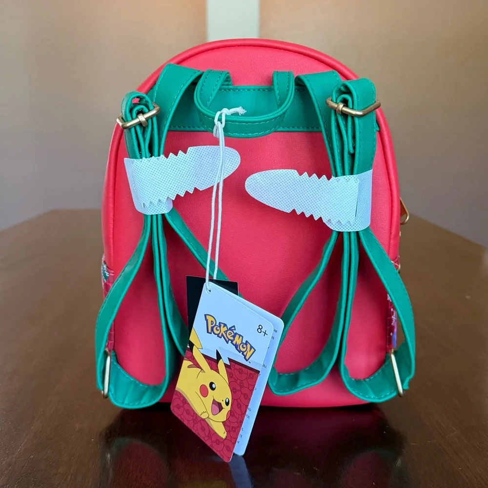 NWT Loungefly Pokémon Christmas Tree Mini Backpack